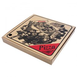 Brown Traditional Pizza Boxes
