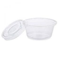 Plastic Sauce Containers & Lids